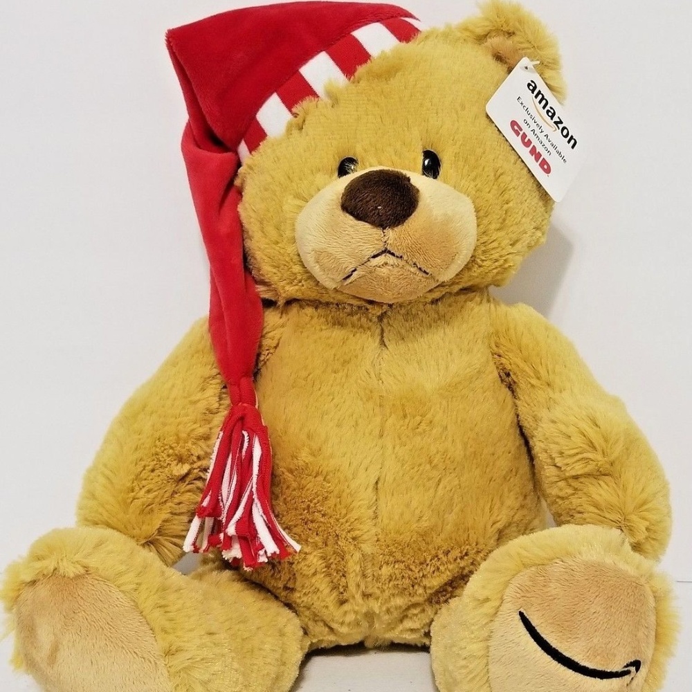 Gund 2017 Amazon Collectible Christmas Teddy Bear